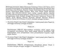 Ketika Anies Ubah Aturan Ahok, PBB di DKI Tak Lagi Gratis! 