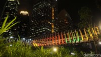 Pemasangan lampu tersebut sebagai dukungan agar Sri Lanka segera bangkit pasca-teror bom Paskah.