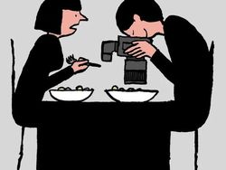 Ilustrasi Menohok Manusia Kecanduan Teknologi