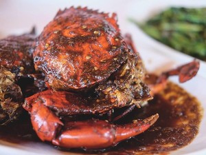Nyam! Kepiting Lada Hitam Gurih Mantap Ada di Sini