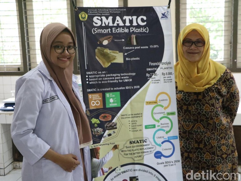Kreatif, Singkong Disulap Mahasiswa Universitas Jember Ini Jadi Bioplastik Kreatif, Singkong Disulap Mahasiswa Universitas Jember Ini Jadi Bioplastik