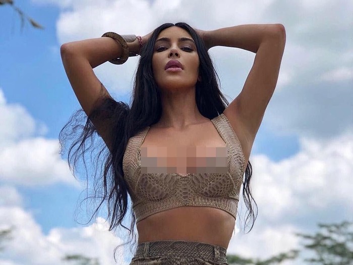 Kim Kardashian di Bali. (Foto: Instagram/@kimkardashianwest) Kim Kardashian di Bali. (Foto: Instagram/@kimkardashianwest)