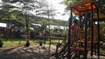 Unik, RPTRA Ini Berlokasi Di Bawah Kolong Tol Lho