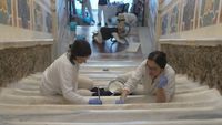 Proyek restorasi (CNN/TIZIANA FABI/AFP/AFP/Getty Images)