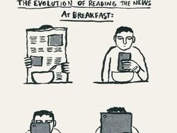 Ilustrasi Menohok Manusia Kecanduan Teknologi