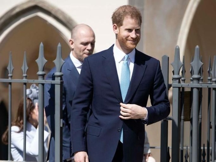 Pangeran Harry saat acara Paskah di Gereja St George, Windosr, Inggris. Foto: Getty Images Pangeran Harry saat acara Paskah di Gereja St George, Windosr, Inggris. Foto: Getty Images