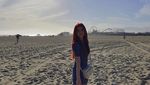 Foto: Adu Cantik Pantai Santa Monica dengan Personal Blackpink