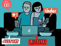 Ilustrasi Menohok Manusia Kecanduan Teknologi