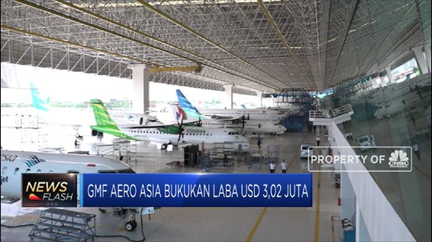 GMF Aero Asia Bukukan Laba USD 3,02 Juta (CNBC Indonesia TV)