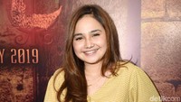 Syifa Hadju saat ditemui di kawasan Kuningan, Jakarta Selatan pada Senin (22/3) malam. Pool/Noel/detikFoto.