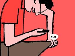 Ilustrasi Menohok Manusia Kecanduan Teknologi