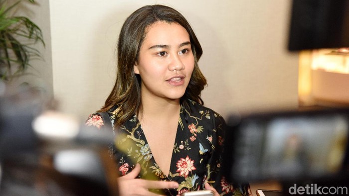 Aaliyah Massaid saat ditemui di Kuningan.