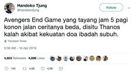 Besok Avengers: Endgame Tayang, Ini Cuitan Lucu Para Netizen