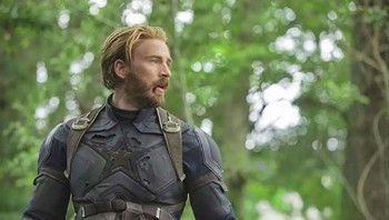 Captain America di depan blue screen. (Foto: Instagram/movies.effects)