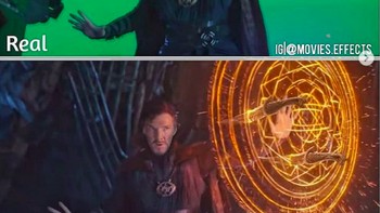 Aksi Doctor Strange mengeluarkan kekuatannya. (Foto: Instagram/movies.effects)