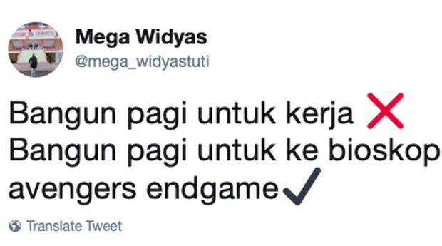 Heboh, Ini Cuitan 'Pejuang Subuh' Avengers:Endgame