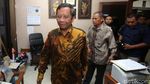 Temui Komisioner KPU, Mahfud MD Beri Dukungan