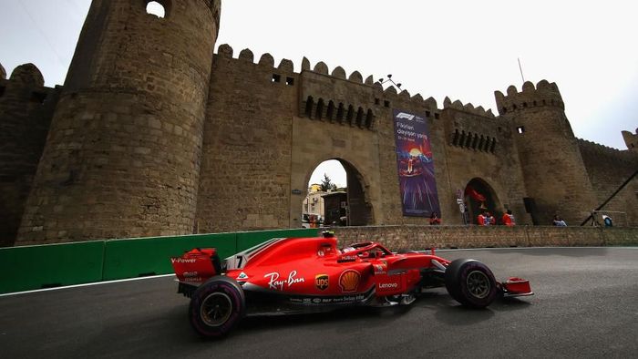 F1 akan digelar di Sirkuit Baku, Azerbaijan pada akhir pekan ini (Clive Mason/Getty Images)