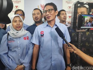 Sandi soal Tim Pencari Fakta Kecurangan: Harus dari Rakyat, Jangan 2 Paslon