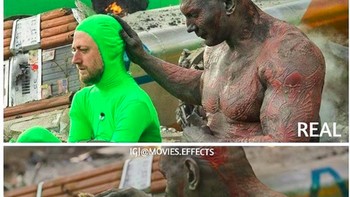 Rocket Raccoon yang diperankan oleh manusia. (Foto: Instagram/movies.effects)