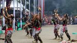 Aksi Prajurit Kopassus Unjuk Kekuatan di HUT ke-67
