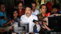 Tim Gabungan Pencari Fakta (TGPF) yang dibentuk Polri terkait kasus Novel Baswedan memberi keterangan pers di gedung KPK, Jakarta, Rabu (24/4/2019).