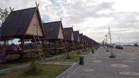 Uma Lengge adalah bangunan rumah adat yang terbuat dari kayu, merupakan kekayaan warga Bima yang kini masih dilestarikan (Faruk/detikcom)