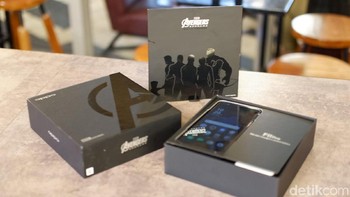 Inilah Oppo F11 Pro edisi khusus Avengers. Foto: Adi Fida Rahman/detikINET