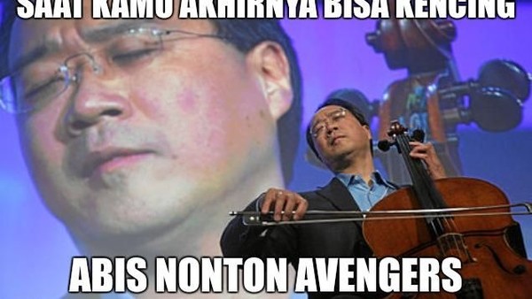 Deretan Meme Kocak Menahan Kencing Saat Nonton Avengers: Endgame