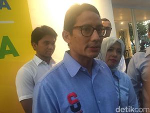 Ada Tim Hore Capres yang Depresi, Sandi: Pilpres Jangan Jadi Tekanan