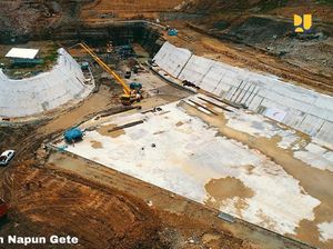 Pembangunan Bendungan Napun Gete di NTT Capai 63%