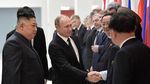 Perdana! Kim Jong Un-Putin Bertemu di Rusia