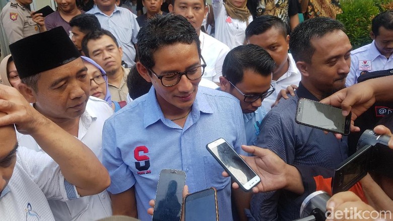 BPN Instruksikan Saksi Tak Teken C1 Susulan, Sandi: Bagian Jaga Pemilu BPN Instruksikan Saksi Tak Teken C1 Susulan, Sandi: Bagian Jaga Pemilu