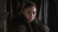Kira-kira apa arti dari wajah Sansa? Dok. Helen Sloan/HBO