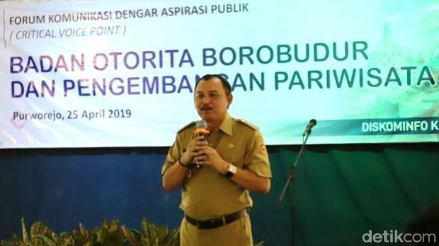 Bupati Purworejo, Agus Bastian (Rinto Heksantoro/detikcom)