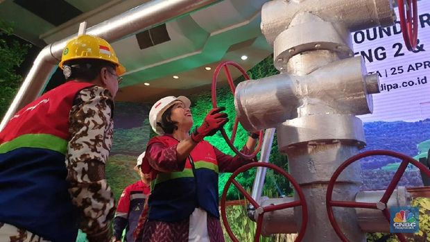 Resmikan PLTP Raksasa RI, Sri Mulyani: Jangan Korupsi 