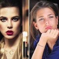 Model Charlotte Casiraghi tampil bak model meski tanpa makeup. Bahkan ketika tampil di acara fashion, ia terlihat seperti tak pakai riasan. Ketika tampil di iklan Gucci dengan makeup tebal, lebih fierce. Foto: Instagram