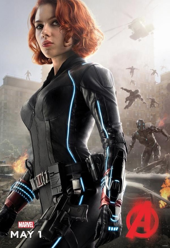 Scarlett Johansson tampil memukau sebagai Black Widow dalam Avengers: Age of Ultron meskipun saat itu dirinya sedang hamil. Dalam seri Avengers kedua itu, Scarlett kembali dengan gaya rambut pendek merah ikal seperti di film The Avengers. Foto: Dok. Marvel Studios