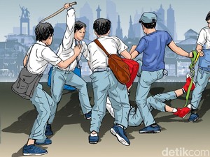 Tawuran di Cikunir Bekasi Makan Korban, Enam Pelajar Diamankan