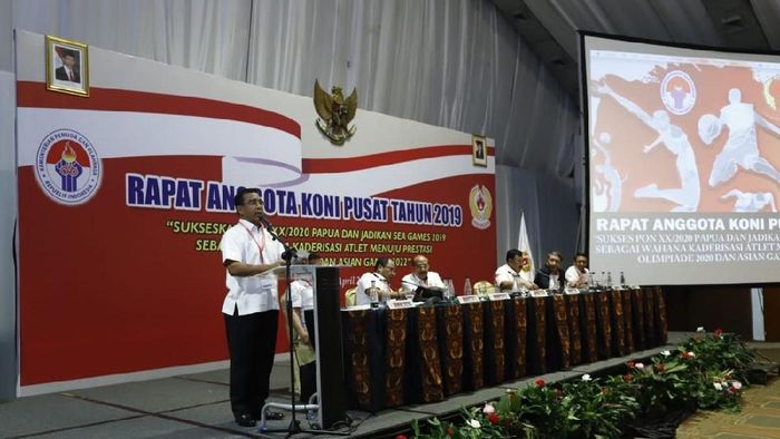 Rapat Tahunan KONI digelar di Holten Sultan 24 April (dok.KONI) Rapat Tahunan KONI digelar di Holten Sultan 24 April (dok.KONI)