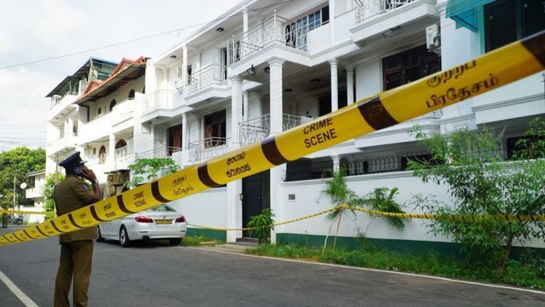 Hasil gambar untuk Rumah pelaku bom bunuh diri sri lanka