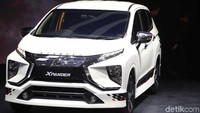 Mitsubishi Xpander edisi khusus berhasil menyabet gelar sebagai Low MPV terlaris di ajang IIMS 2019. Foto: Pradita Utama