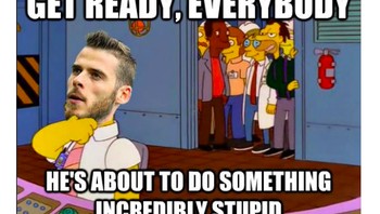 Begitu melihat de Gea, sekarang banyak yang menilai dia akan melakukan sesuatu yang bodoh. Foto: istimewa