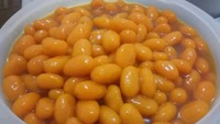 Biji salak atau candil dari ubi kuning dan tepung kanji ini jadi isian favorit bubur kampiun. Kamu suka? Foto : Instagram @rumahbubur_bundaupik