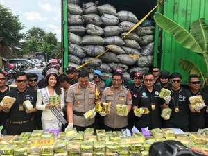 Sindikat Manfaatkan Momen Pemilu Selundupkan 5 Karung Sabu dalam Truk
