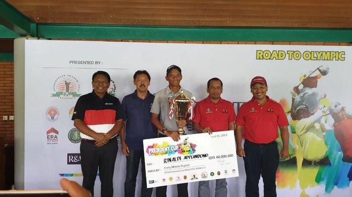 Rinaldi Adiyandono jadi juara seri pertama President Cup 2019 (Istimewa) Rinaldi Adiyandono jadi juara seri pertama President Cup 2019 (Istimewa)