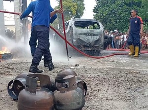 Mobil Pembawa BBM Terbakar di Parepare, Sopir Alami Luka Bakar