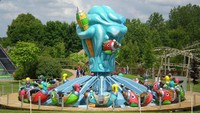 Sesuai namanya, wahana baru ini akan membawa anak-anak terbang seperti burung Kolibri. Wahana ini memiliki kapasitas 28 orang.  (dok. Dufan)