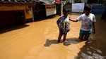 Banjir Menggenang Kelurahan Balekambang Jaktim