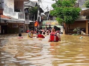 Banjir di Rawajati, Ketua RT: Ini yang Terbesar Selama 2019